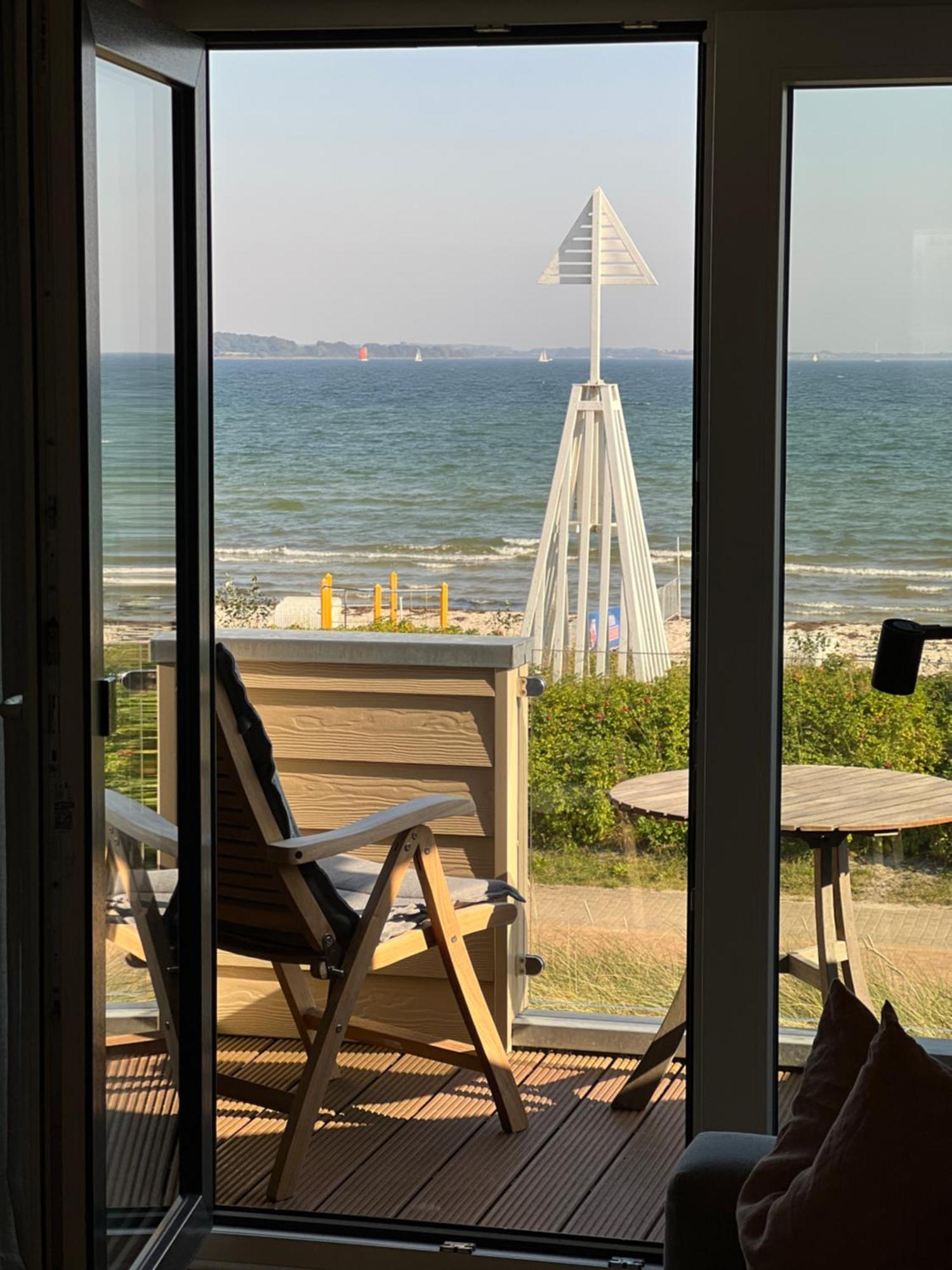 Ostsee-Strandhaus-Holnis Glücksburg Buitenkant foto