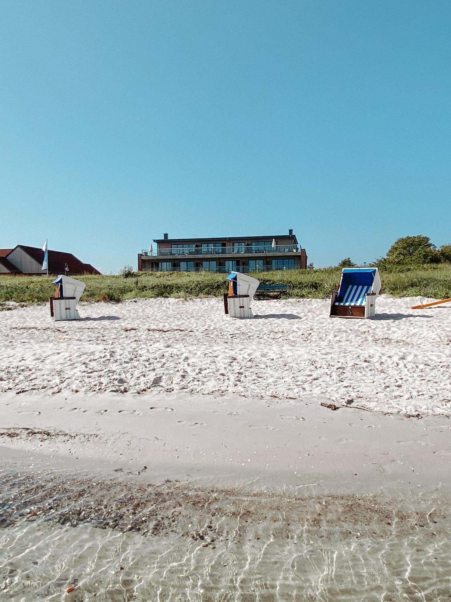Ostsee-Strandhaus-Holnis Glücksburg Buitenkant foto