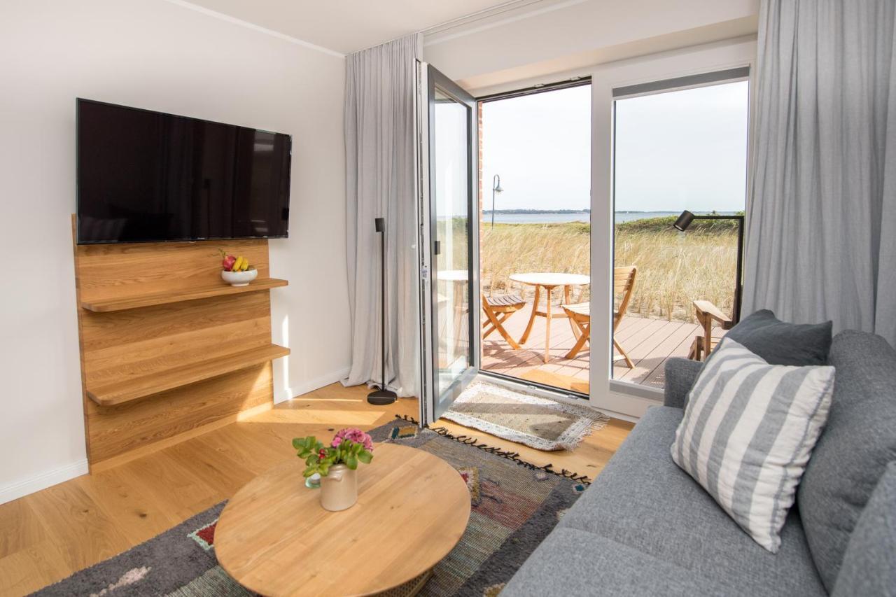 Ostsee-Strandhaus-Holnis Glücksburg Buitenkant foto